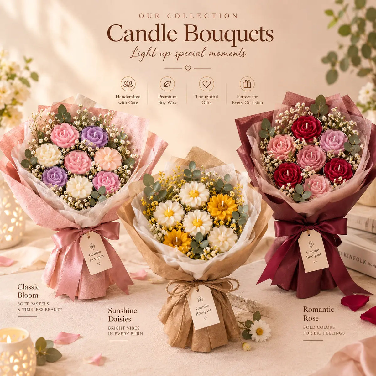 Bouquet Candles