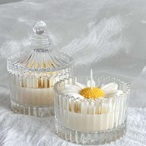 Decorative Soy Wax Floral Candle